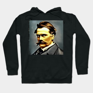 Friedrich Nietzsche Portrait Hoodie